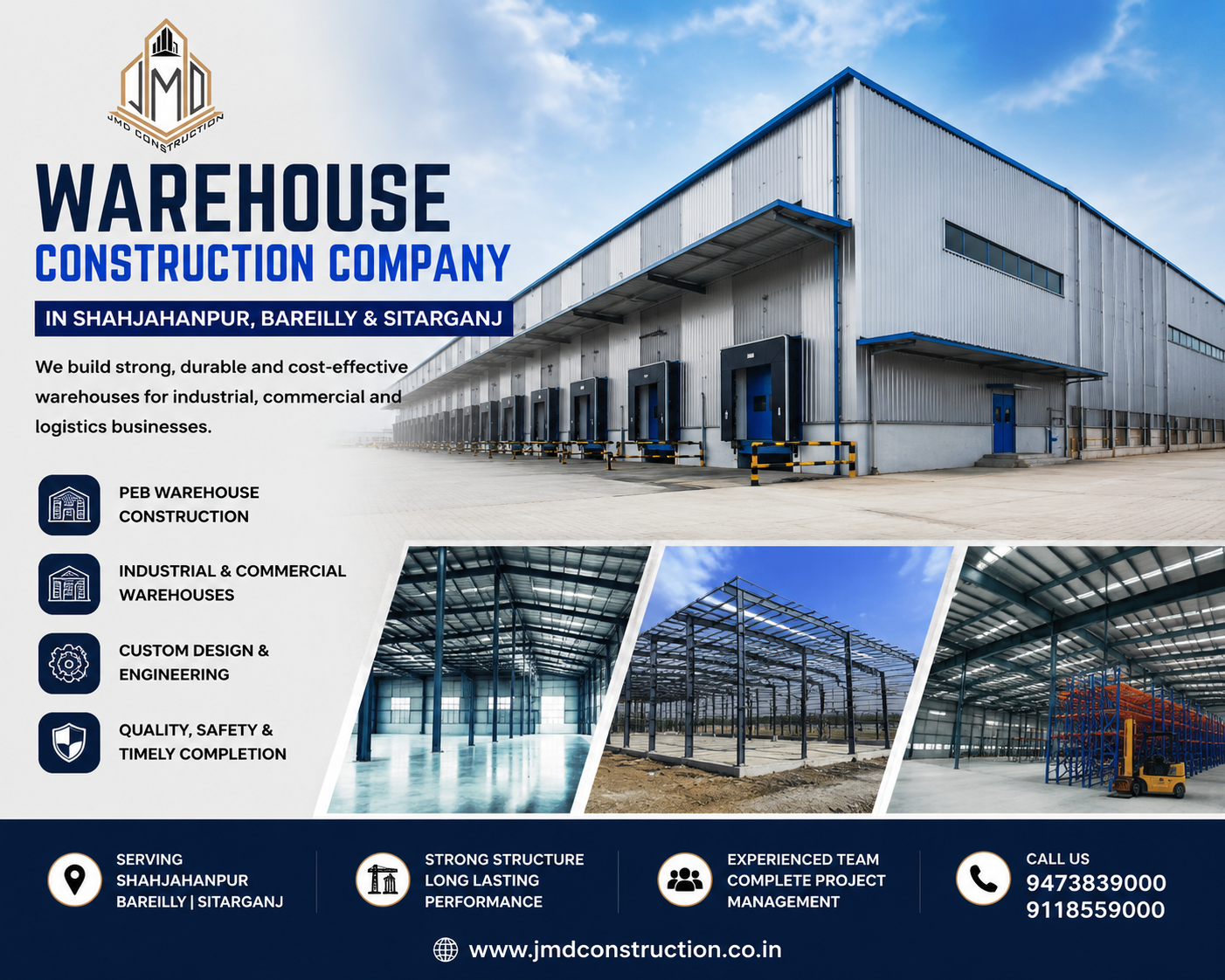 Warehouse Construction Company in Bareilly